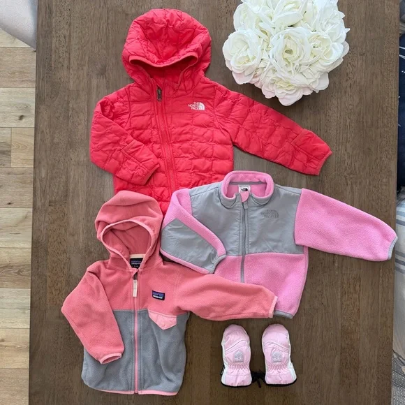 Hestra Kids Light Pink Mittens size Zero 0 - Picture 6 of 7